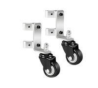 Kelisdi Lot de 2 boîtes à outils à trois roues pour lanceur avant, installation facile, modification du refus requise, roulettes avant en acier ferme