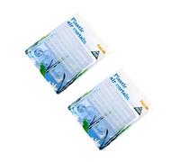 Kelisdi Lot de 2 pompes à oxygène pour rideau d'air avec design transparent pour une aération efficace dans les aquariums, l'eau et l'environnement
