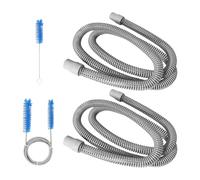 Kelisdi Lot de 2 tubes de rechange de 1,8 m de long avec brosse pour diverses machines POE Texture Accessoire Tube