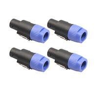 Kelisdi Lot de 4 connecteurs torsadés pour câble Neutrik Speakon NL4FC Xxxxxx