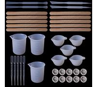 Kelisdi Moules en résine époxy légère et nécessaire pour décoration de bureau - Kit de moulage en résine pour débutants