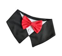 Kelisdi Nœud papillon en toile pour chien - Accessoire élégant pour gentleman - Cravate pour animal domestique - Halloween et festival - Utilisation quotidienne - Collier doux pour chien