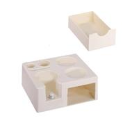 Kelisdi Organisateurs de tiroirs polyvalents pour outils à café 51 à 58 mm Base de station de tamper expresso et ustensiles de rangement