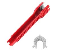 Kelisdi Outil de plomberie compact pour évier de salle de bain pour réparation efficace d'évier et robinet de salle de bain Outil de poignée ergonomique Clé multifonction