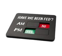 Kelisdi Panneau de rappel d'alimentation pour chiens avec aimant, suivi d'alimentation pour animaux de compagnie, aimant de réfrigérateur pour réfrigérateurs, aimant de rappel d'alimentation pour