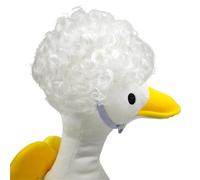 Kelisdi Perruques confortables pour animaux domestiques - Coiffure oie - Design afros - Couvre-tête et occasions festives