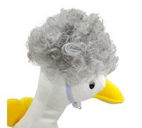 Kelisdi Perruques confortables pour animaux domestiques - Coiffure oie - Design afros - Couvre-tête et occasions festives
