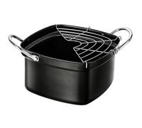 Kelisdi Petite cuisinière multifonctionnelle avec support ergonomique en fer fin pour diverses casseroles japonaises avec égouttoir à huile