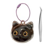 Kelisdi Porte-clés cénotaphe pour perte d'animaux domestiques, bouteille de rangement transportable pour les propriétaires de deuil et les bien-aimés des animaux