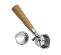 Kelisdi Porte-filtre à café de 51 mm avec fond facile à nettoyer pour machine à expresso à trois oreilles, accessoires de rechange pour poignée à café