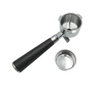 Kelisdi Porte-filtre à café de 51 mm avec fond facile à nettoyer pour machine à expresso à trois oreilles, accessoires de rechange pour poignée à café