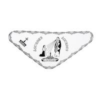 Kelisdi Postiche en filet brodé pour femme avec clip minimal et multifonction en tulle respirant accessoire de mariée