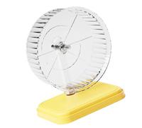 Kelisdi Roue d'exercice silencieuse pour hamster avec pièces détachables, sans danger pour les petits animaux énergiques, roue d'exercice détachable pour hamster