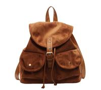 Kelisdi Sac à dos créatif en cuir décontracté, sac à dos tendance avec grande capacité et poches d'accès facile pour un sac d'école pratique, BN, Medium