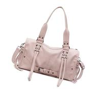 Kelisdi Sac à main rétro sous les aisselles, cuir synthétique souple, sangle amovible pour les trajets et le shopping, sangle réglable, b