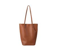 Kelisdi Sac à main tendance en cuir PU - Sac à bandoulière - Convient pour les trajets et les voyages d'affaires, marron, One Size