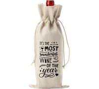 Kelisdi Sac à vin accrocheur réutilisable pour les professeurs, amis et collègues, cadeau de champagne pour fêtes et célébrations, o, Beauté de masse