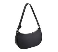 Kelisdi Sac pour femme en cuir synthétique - Sac à main tendance rétro - Couleur unie - Dumplings pour les trajets quotidiens - Sac à main de couleur unie - Raviolis d'épaule assortis, Noir , One Size