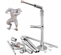 Kelisdi Support de sculpture réglable en métal pour modèles en argile avec base robuste et pinces amovibles pour artistes