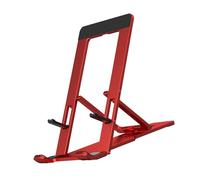 Kelisdi Support de téléphone pliable en aluminium avec coussinet en silicone pour tablettes de 4 à 30,5 cm, compagnon de visionnage à domicile, support de tablette en aluminium