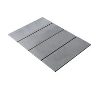 Kelisdi Tapis de séchage en diatomite souple et antidérapant avec base en PVC ramolli pour comptoir, fruits et légumes