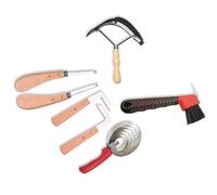 Kelisdi Tondeuse à sabots ergonomique en acier inoxydable - Outil de coupe multifonctionnel pour sabots équins - Kit d'entretien pour animaux de ferme - Acier inoxydable