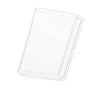 Kelisdi Vase simple en acrylique pour fleurs avec visage lisse - Exemplaire pour les routines occupées - Faible entretien - Pot décoratif pour la maison