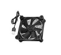 Kelisdi Ventilateur USB efficace de 120 mm avec support pour routeurs, serveurs de réseau, projets et solution de refroidissement pour ordinateur portable alimenté par USB