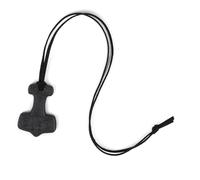 Kelisdi Vikinges Collier avec pendentif marteau de Thor Mjolnir, amulette runes, bijoux nordiques, cadeau vikinges, amulette nordique Mjolnir, bijoux talismans, One Size, Comme décrit, Comme décrit.