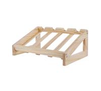 Kelisdi Vitrine en bois vintage fabriquée à la main pour salon, salle à manger, rangement de bouteilles, présentoir de boissons en bois