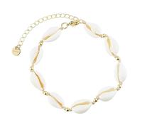 KELITCH Boho en perles coquillage pour Bracelets femmes bijoux d'été pour la plage bracelets empilables colorés et faits main pour femmes - Blanc