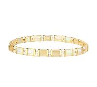 KELITCH Bracelet De Perle Miyuki Tila Extensible Pour Femmes - Bracelet D'amitié Empilable Jaune Clair 10I