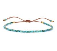 KELITCH Bracelets Colorés En Perles Miyuki Bracelets Tour Bracelet D'amitié Femmes Bracelets Réglable De Mode