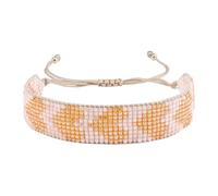 KELITCH Bracelets enroulés faits main à réaliser soi-même motifs variés perles nouveaux bracelets d'amitié par paires (Couleur 08D)