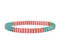 KELITCH Bracelets Femme Tila Beads Miyuki Beads Golden Beads Elastic Wrap for Adjustment Stackable Fashion Jewelry Set for Women