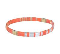 KELITCH Bracelets Femme Tila Beads Miyuki Beads Golden Beads Elastic Wrap for Adjustment Stackable Fashion Jewelry Set for Women
