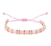 KELITCH Coloré Relation Amicale Étendue Bracelets Bonbons Miyuki Perles Bracelets Ajustable Mixte Brin Bracelets - Rose 01H