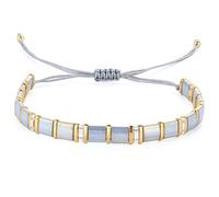 KELITCH Coloré Relation Amicale Étendue Bracelets Bonbons Miyuki Perles Bracelets Ajustable Mixte Brin Bracelets - Gris 01F