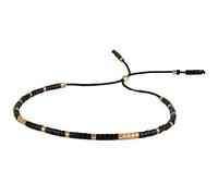KELITCH Femmes Bracelets D'amitié Cristaux Bracelets Charme De Perle Miyuki Nouveau Fait À La Main Bracelets (Noir)