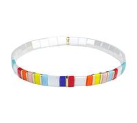KELITCH Miyuki Tila Bracelet Élastique Perlé À La Main Pour Les Femmes - Coloré De Plage