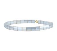 KELITCH Miyuki Tila Bracelets extensibles pour femmes faits main Bracelets colorés pour la plage - Gris 09E