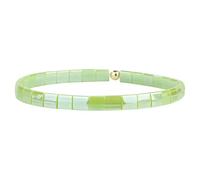 KELITCH Miyuki Tila Bracelets extensibles pour femmes faits main Bracelets colorés pour la plage - Vert clair 09H