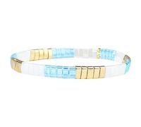 KELITCH Nouveau Miyuki Tila Beaded Bracelet Charm Bracelet Élastique Empilable Wrap Bracelet Femme Bijoux