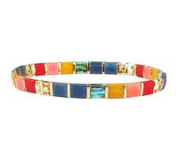 KELITCH Nouveau Miyuki Tila Beaded Bracelet Charm Bracelet Élastique Empilable Wrap Bracelet Femme Bijoux