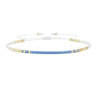 KELITCH Tour De Perles Miyuki Bracelet D'amitié Tissé Bohème Pour Femmes (Gris Bleu 20K)