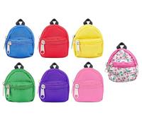 Kellegour 7 Pcs Mini Sac à Dos,Mini Sac à Dos Modèle Sac à Dos Décoratif,Mini Sacs à Dos Décoratifs,Sac à Dos à Glissière Mignon,pour sac à Main,Porte-Clés,Décoration de Maison de Poupée(7 Couleurs)