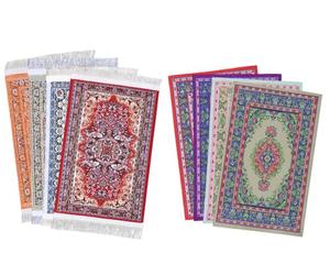 Kellegour Tapis Miniature pour Maison de Poupée,8 Pièces Tapis de Maison de Poupée,1:12 Dollhouse Tissé Tapis Miniature,10x17 cm,Accessoires Miniatures pour Les Anniversaires,Noël,Autres Jours Fériés