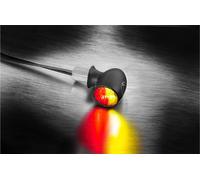 Kellermann ATTO 3En1 Clignotant / Feux Arrières Pour HARLEY 1X En Noir Mat