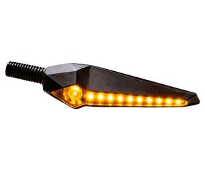 KELLERMANN Clignotants à LED Axera avec verre clair, 12 V/10 W, Noir