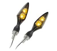 Kellermann Rhombus Dark LED Clignotant Noir Paire